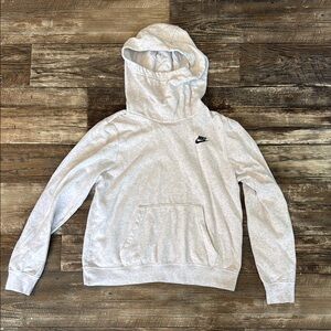 Nike Women's Light Gray Hoodie